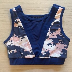 Purple Pixies Dancewear Top - Blue & Pink, Size CL